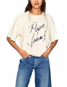 Camiseta Pepe Jeans Paola crudo mujer