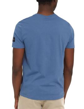 Camiseta Ecoalf Natal Because Classic azul hombre