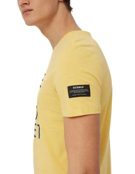 Camiseta Ecoalf Natal Because Classic amarillo hombre