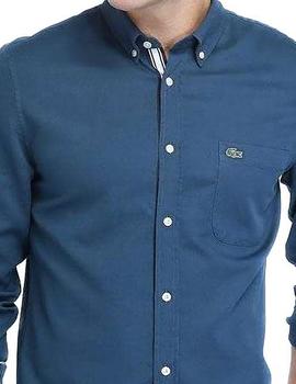 Camisa Lacoste CH1226 azul hombre