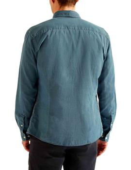 Camisa HKT by Hackett Indigo Texture azul hombre