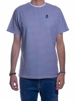 Camiseta ElPulpo marinero azul blanco hombre
