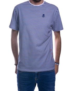 Camiseta ElPulpo marinero azul blanco hombre