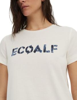 Camiseta Ecoalf Lower Because crudo mujer