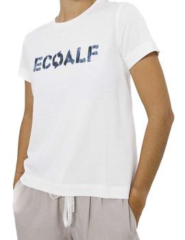 Camiseta Ecoalf Lower Because crudo mujer
