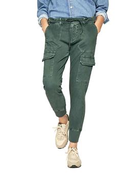 Pantalones Pepe Jeans Crusade verde mujer