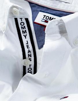 Camisa Tommy Denim Tjm Tape Detail blanca hombre