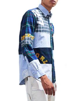 Camisa Polo Ralph Lauren University Patchwork