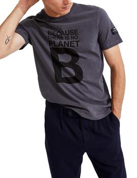 Camiseta Ecoalf Natal Great B gris hombre