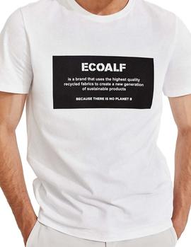 Camiseta Ecoalf Natal Patch blanco hombre