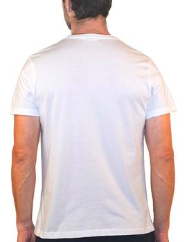 Camiseta elPulpo Logo Bordado blanco hombre