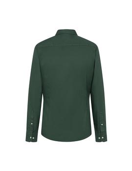 Camisa Hackett GMT Dye Oxford verde hombre