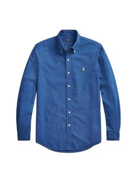 Camisa Ralph Lauren Oxford Slim azul hombre