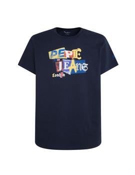 Camiseta Pepe Jeans Leonard marino hombre