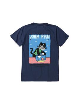 Camiseta Edmmond Fishing marino hombre