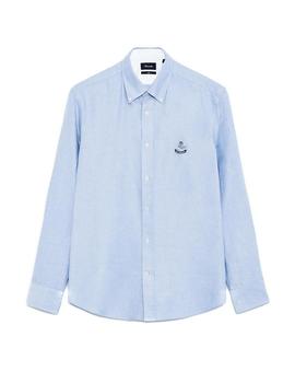 Camisa Façonnable SPW Club Birdie Oxford azul