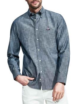 Camisa Façonnable SPW Club Birdie Chambray gris