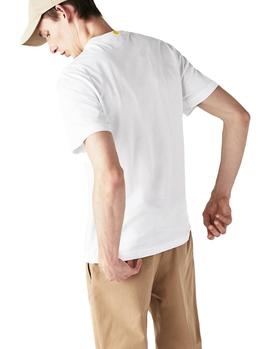 Camiseta Lacoste x National Geographic TH6281 blanco hombre