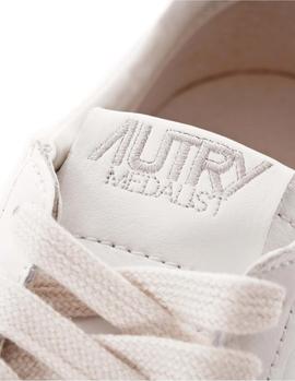Deportivas Autry Low Leather White/Blue mujer