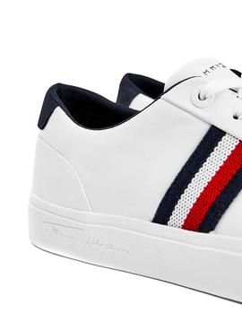 Deportivas Tommy Hilfiger Corporate Leather blanco hombre