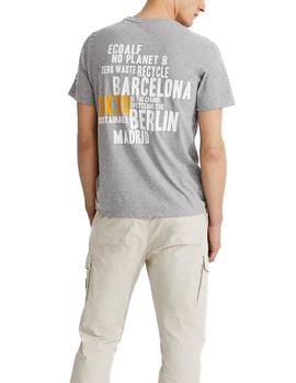 Camiseta Ecoalf Mina gris hombre