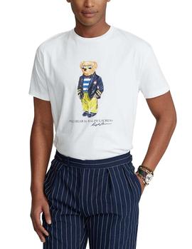 Camiseta Ralph Lauren Polo Bear Marina blanco hombre