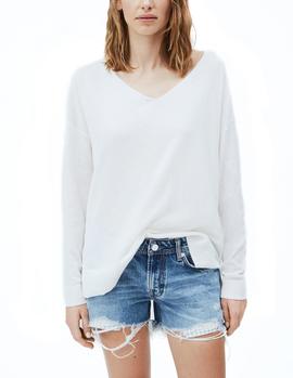 Jersey Pepe Jeans Lucy blanco mujer