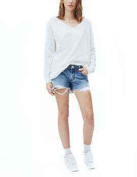 Jersey Pepe Jeans Lucy blanco mujer