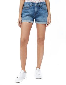 Shorts Pepe Jeans Mable azul mujer