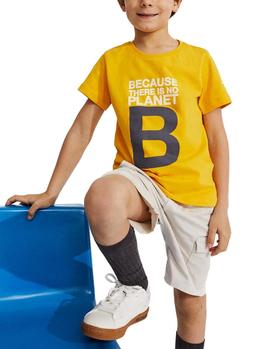 Camiseta Ecoalf Great B amarillo niño