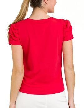 Camiseta Naf Naf La Vie En Rose rojo mujer