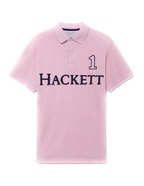 Polo Hackett rosa hombre