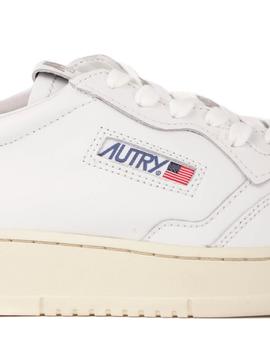 Deportivas Autry Low Leather White/White mujer