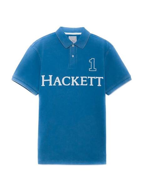 Polo Hackett Archive azul hombre