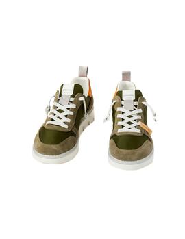 Sneakers Panchic P05 Nylon Suede verde hombre