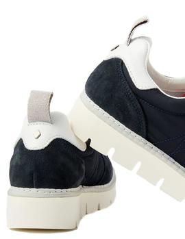 Sneakers Panchic P05 Nylon Suede azul mujer