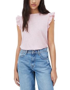Camiseta Pepe Jeans Daisy rosa mujer