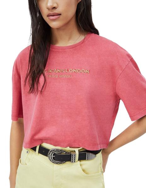 Camiseta Jeans Daniella rosa