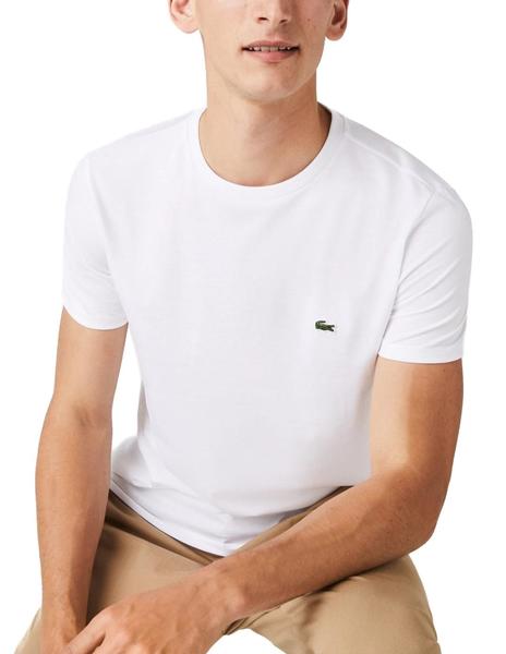 Camiseta Lacoste TH2038 blanco hombre