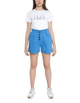 Shorts Pepe Jeans Nell azul claro mujer