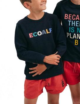 Sudadera Ecoalf Multicolor marino niños