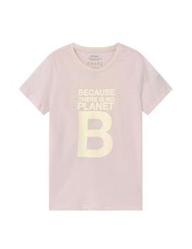 Camiseta Ecoalf Great B lila niña