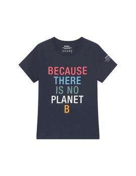 Camiseta Ecoalf Multicolor Because marino niño