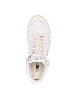 Deportivas Autry 01 Mid Goat blanco mujer