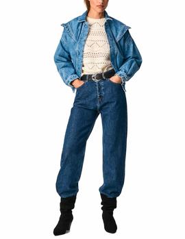 Bomber Pepe Jeans Jacky azul mujer