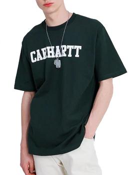 Camiseta Carhartt SS College verde hombre