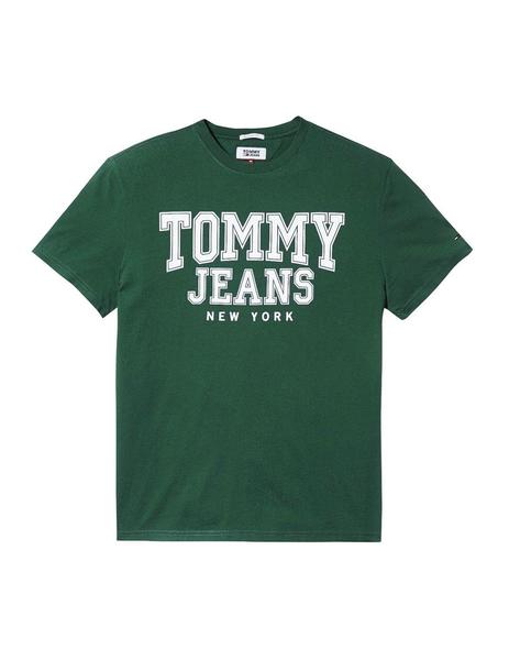 Camiseta Tommy Denim Tjm Essential College verde