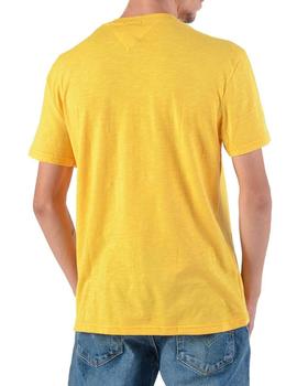 Camiseta Tommy Hilfiger Tjm Collegiate amarillo
