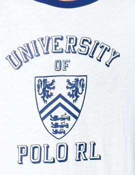 Camiseta Polo Ralph Lauren Ssl Tsh blanca hombre