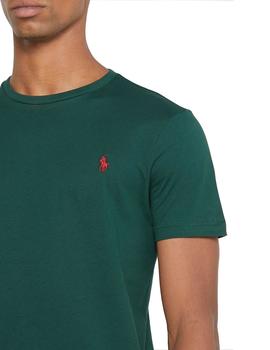 Camiseta Ralph Lauren Custom Slim Fit verde hombre